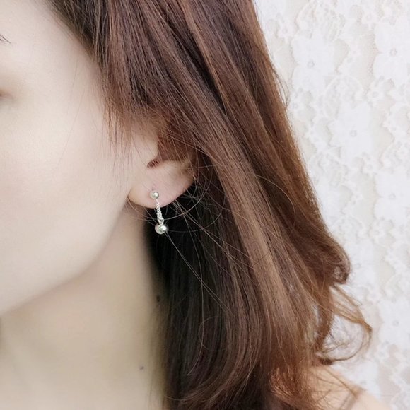 *NEW 925 Sterling Silver Bead Tassel Drop Earrings - Picture 3 of 6